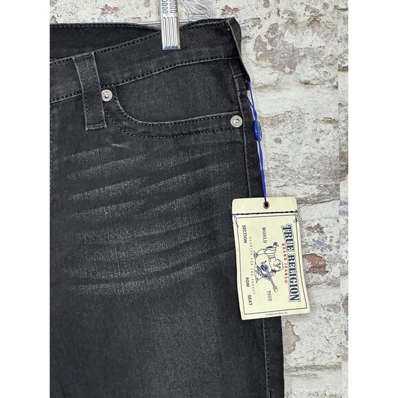 TRUE RELIGION BASIC LEGGING BLACK JEANS SIZE 34 MSRP: $178.00 - Picture 3 of 16